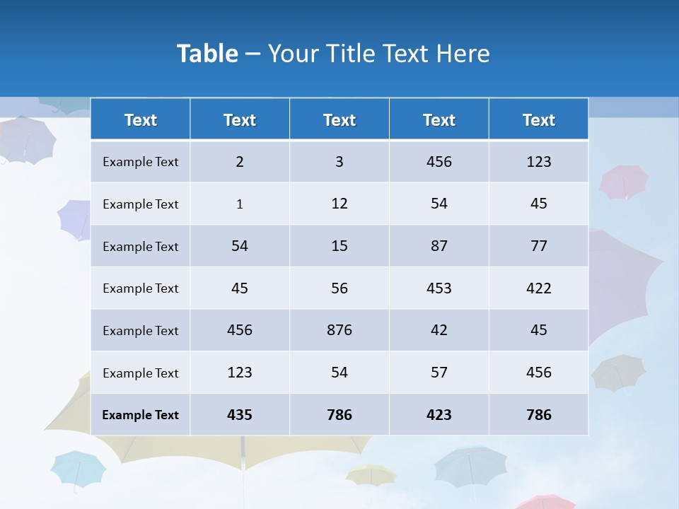 Protection Spring Wind PowerPoint Template