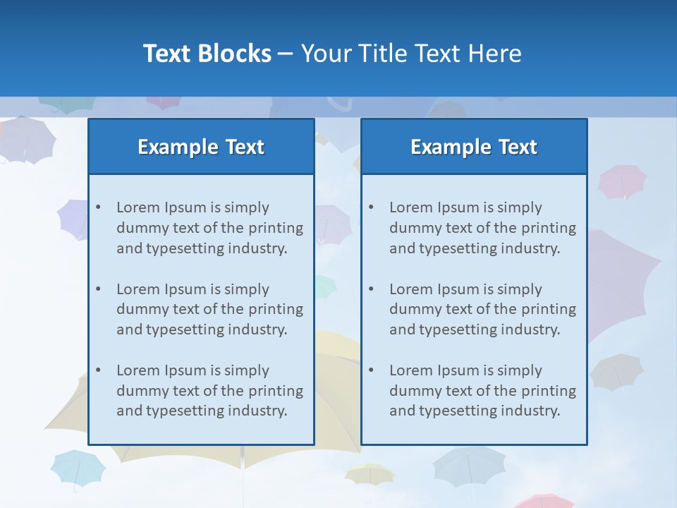 Protection Spring Wind PowerPoint Template
