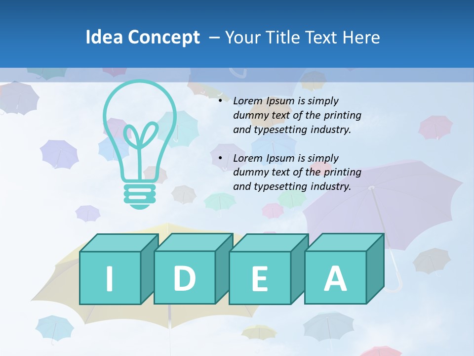 Protection Spring Wind PowerPoint Template