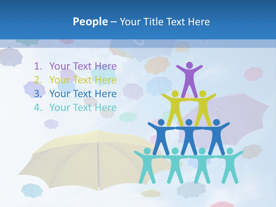 Protection Spring Wind PowerPoint Template