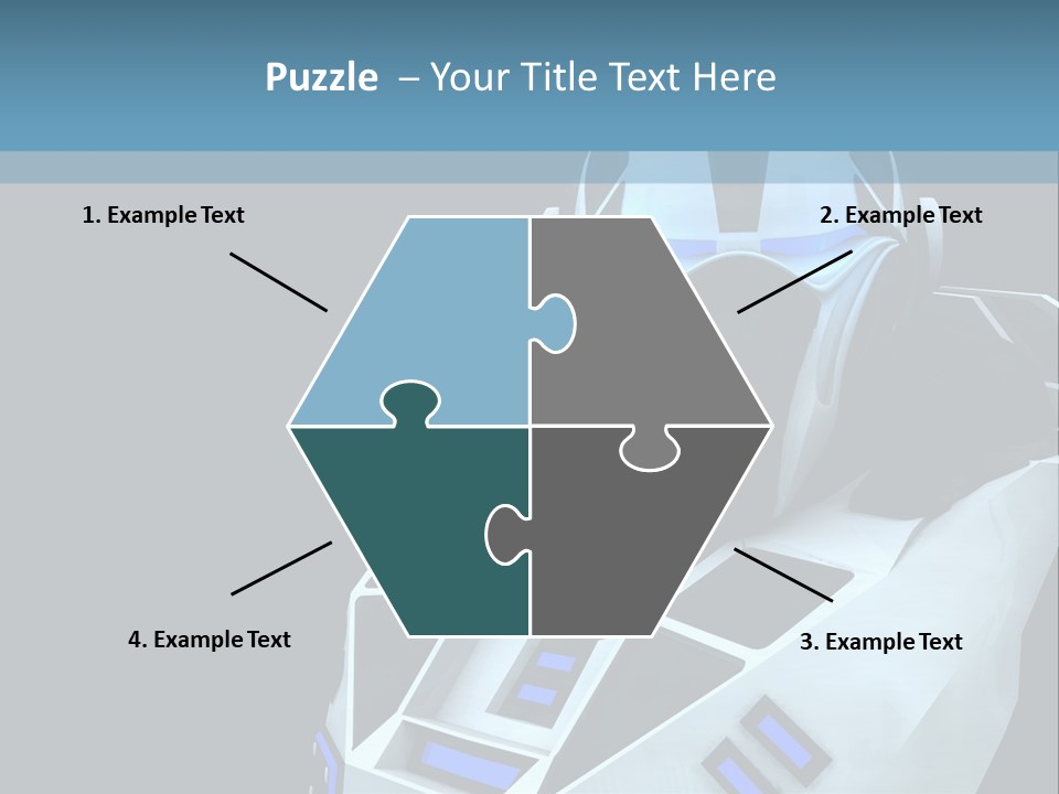 Soldier Cyborg Metal PowerPoint Template