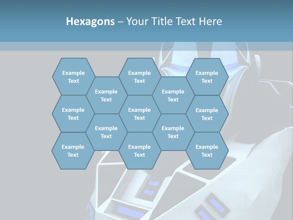 Soldier Cyborg Metal PowerPoint Template