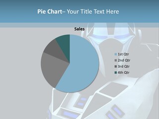 Soldier Cyborg Metal PowerPoint Template