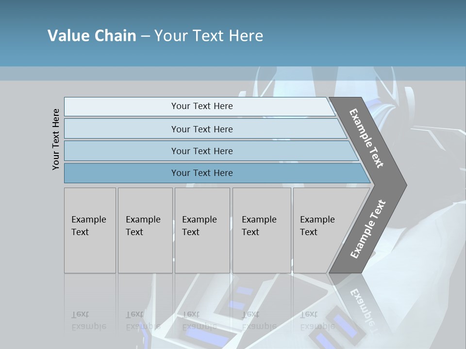 Soldier Cyborg Metal PowerPoint Template