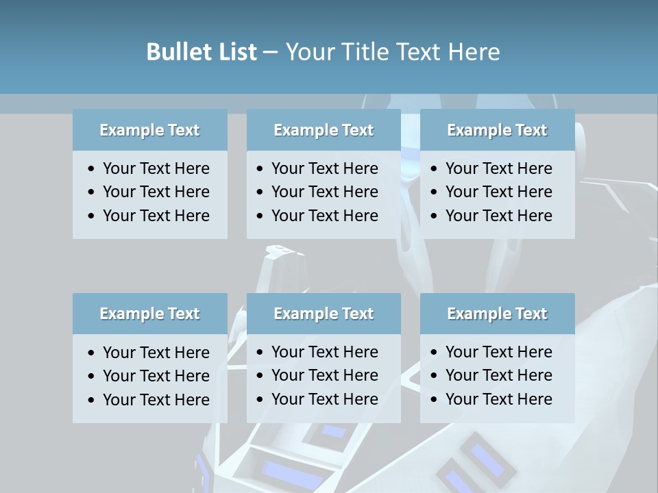 Soldier Cyborg Metal PowerPoint Template
