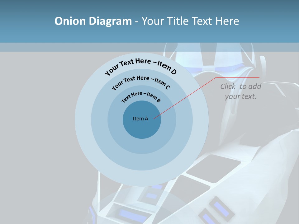 Soldier Cyborg Metal PowerPoint Template
