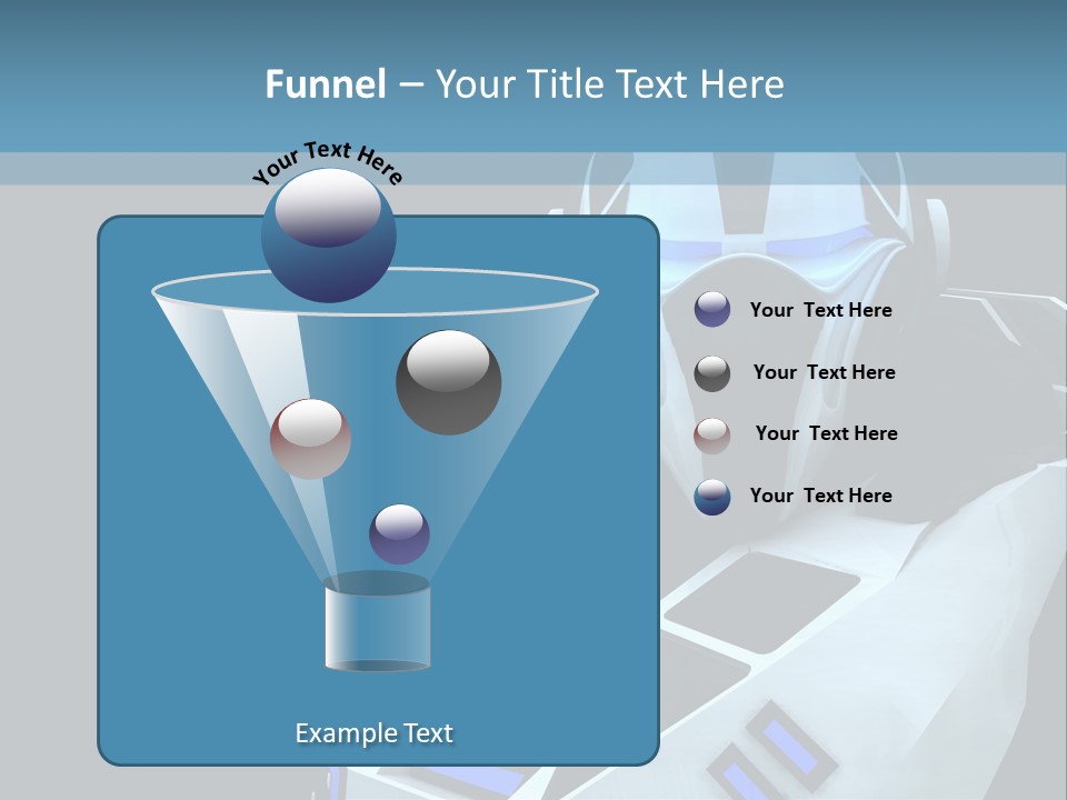 Soldier Cyborg Metal PowerPoint Template
