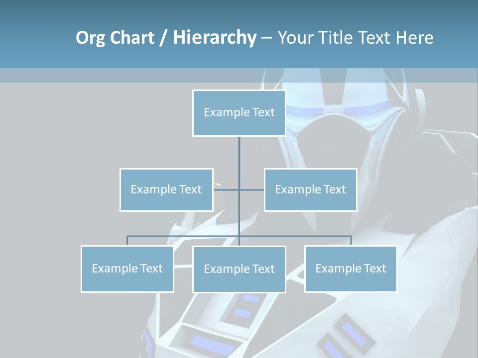Soldier Cyborg Metal PowerPoint Template
