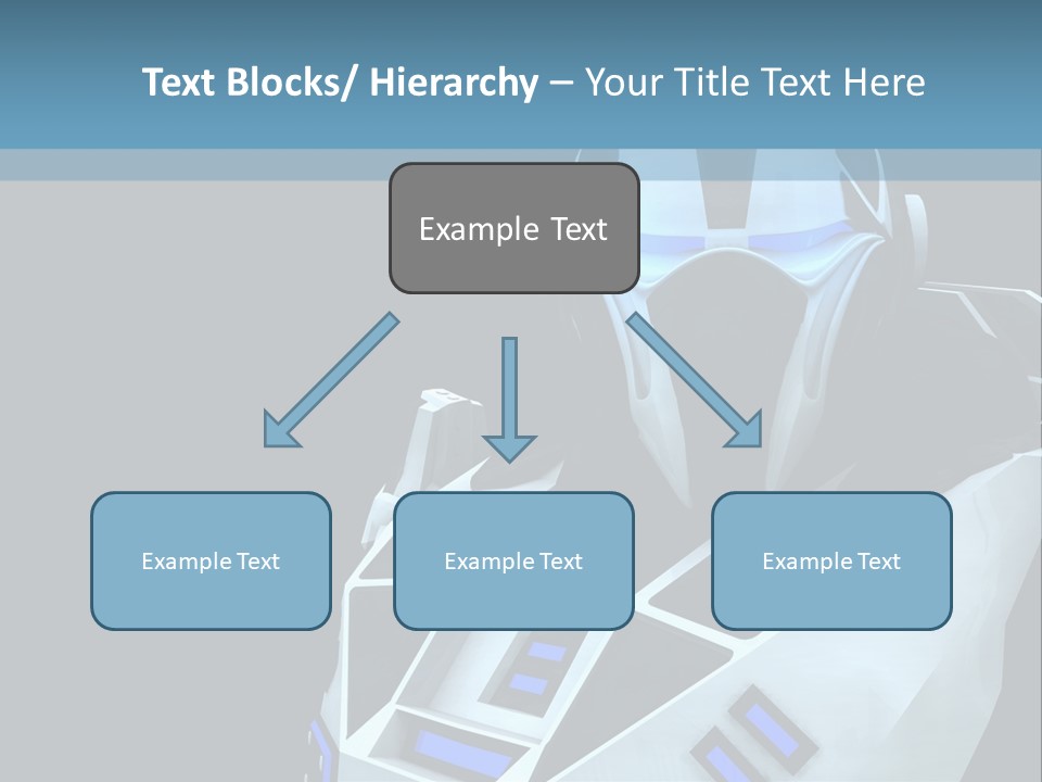 Soldier Cyborg Metal PowerPoint Template
