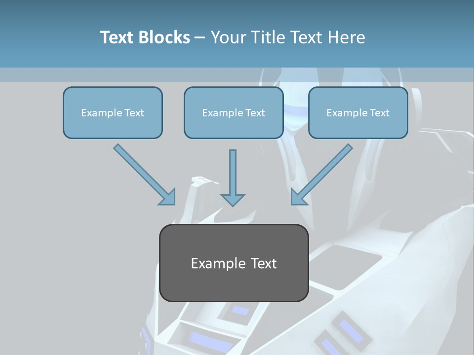 Soldier Cyborg Metal PowerPoint Template