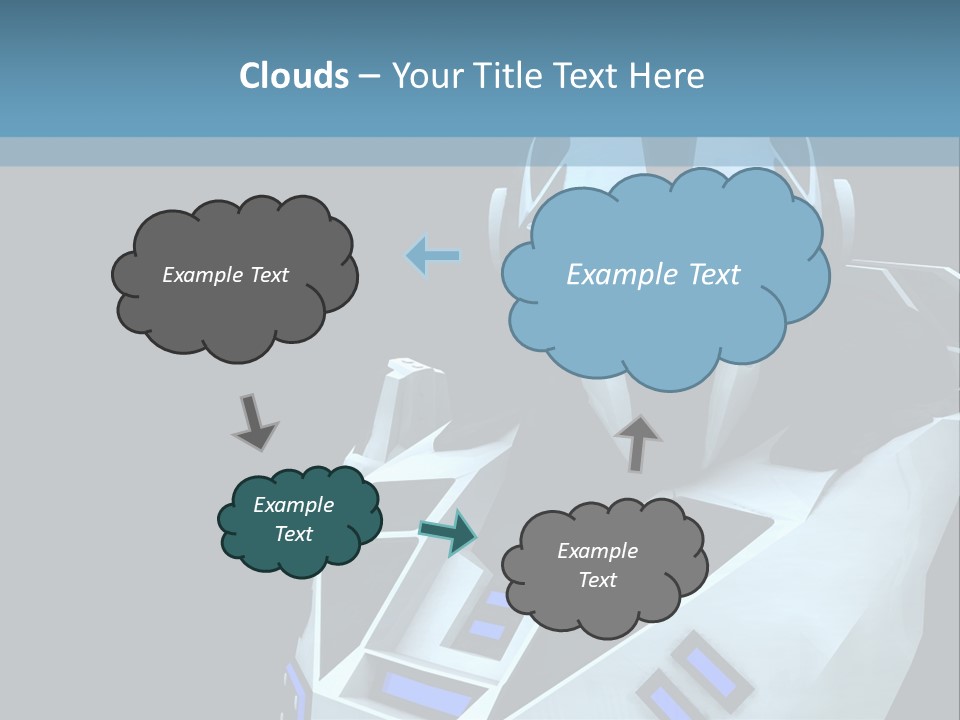 Soldier Cyborg Metal PowerPoint Template