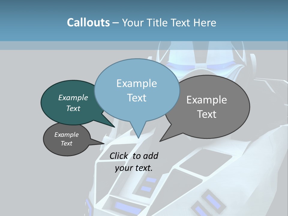 Soldier Cyborg Metal PowerPoint Template