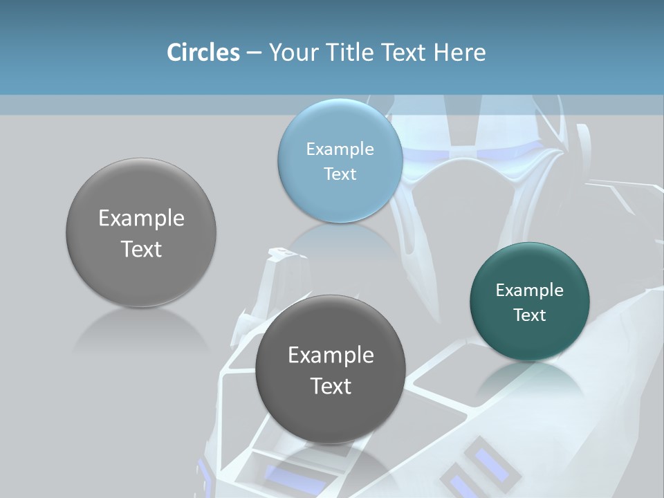 Soldier Cyborg Metal PowerPoint Template