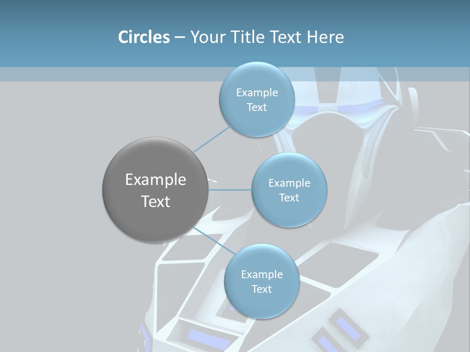 Soldier Cyborg Metal PowerPoint Template
