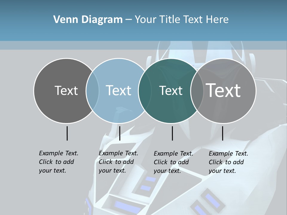 Soldier Cyborg Metal PowerPoint Template