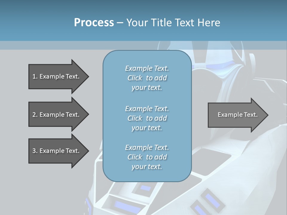 Soldier Cyborg Metal PowerPoint Template