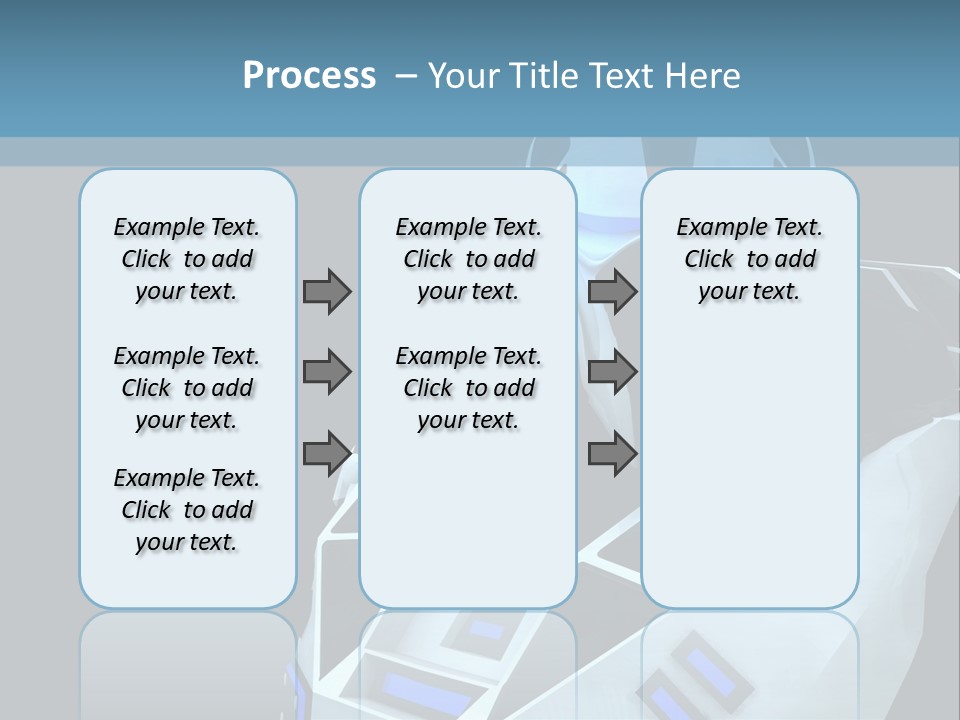 Soldier Cyborg Metal PowerPoint Template