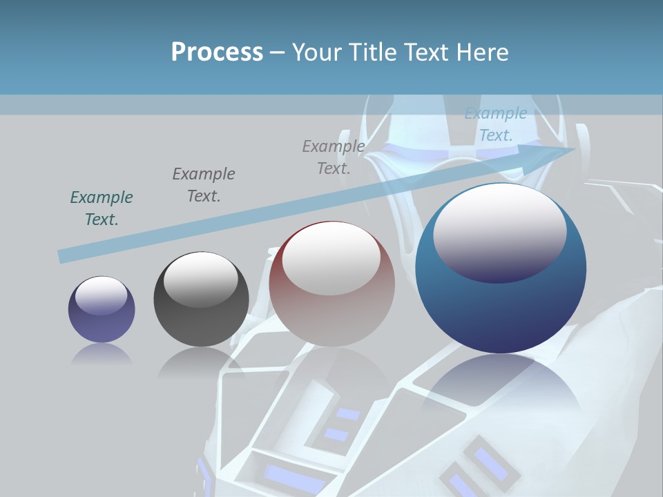Soldier Cyborg Metal PowerPoint Template