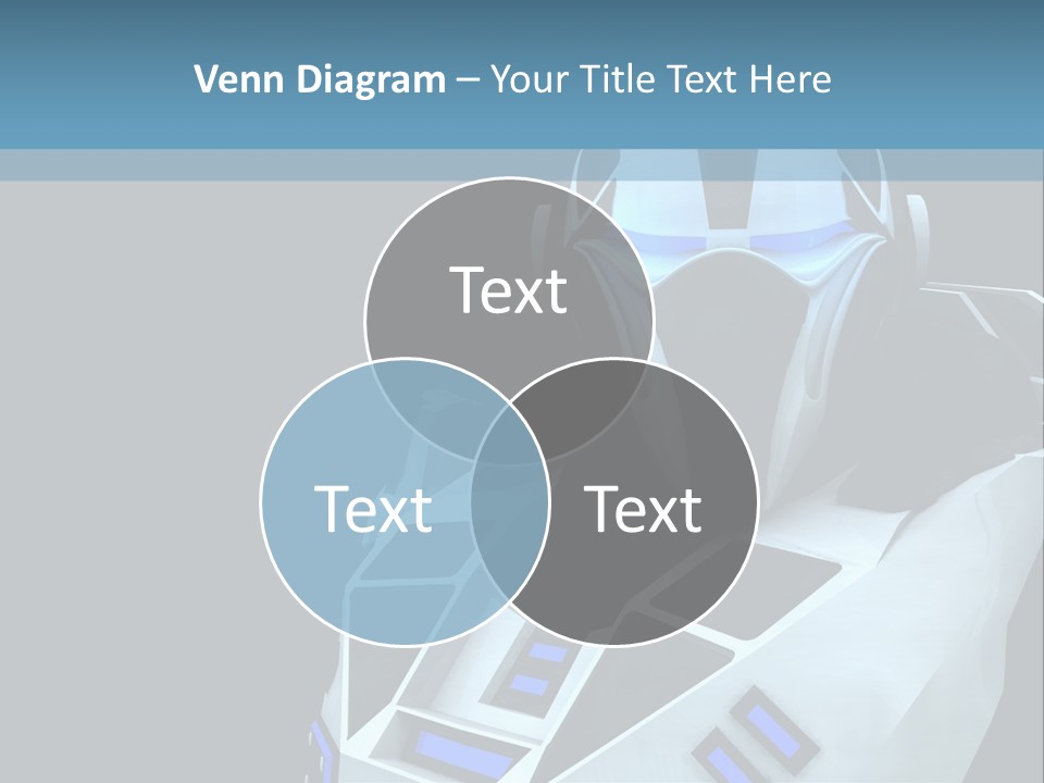 Soldier Cyborg Metal PowerPoint Template
