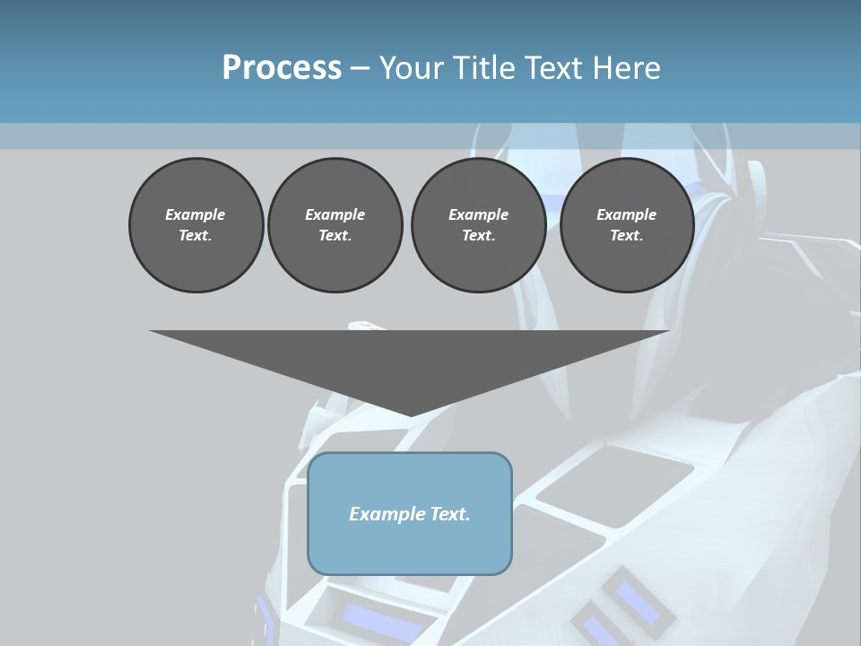 Soldier Cyborg Metal PowerPoint Template