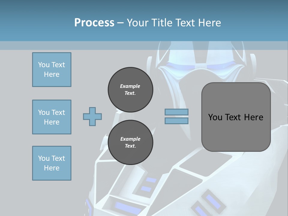 Soldier Cyborg Metal PowerPoint Template