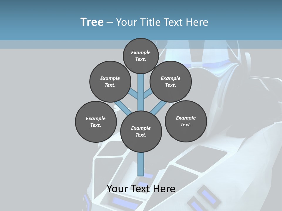 Soldier Cyborg Metal PowerPoint Template