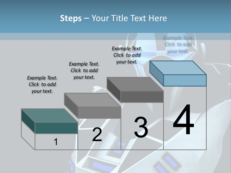 Soldier Cyborg Metal PowerPoint Template