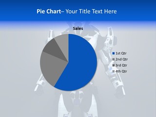 Robot Battle Illustration PowerPoint Template