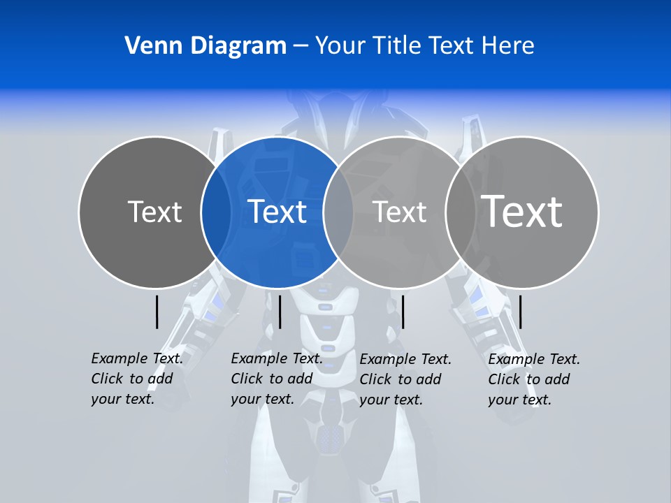 Robot Battle Illustration PowerPoint Template