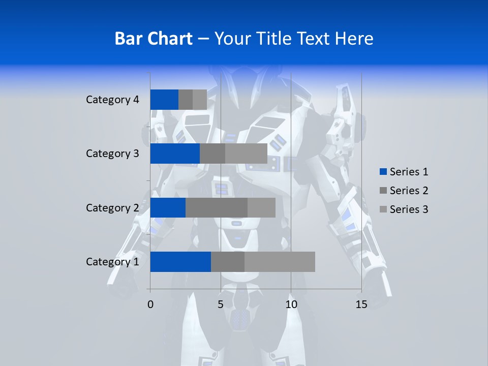 Robot Battle Illustration PowerPoint Template
