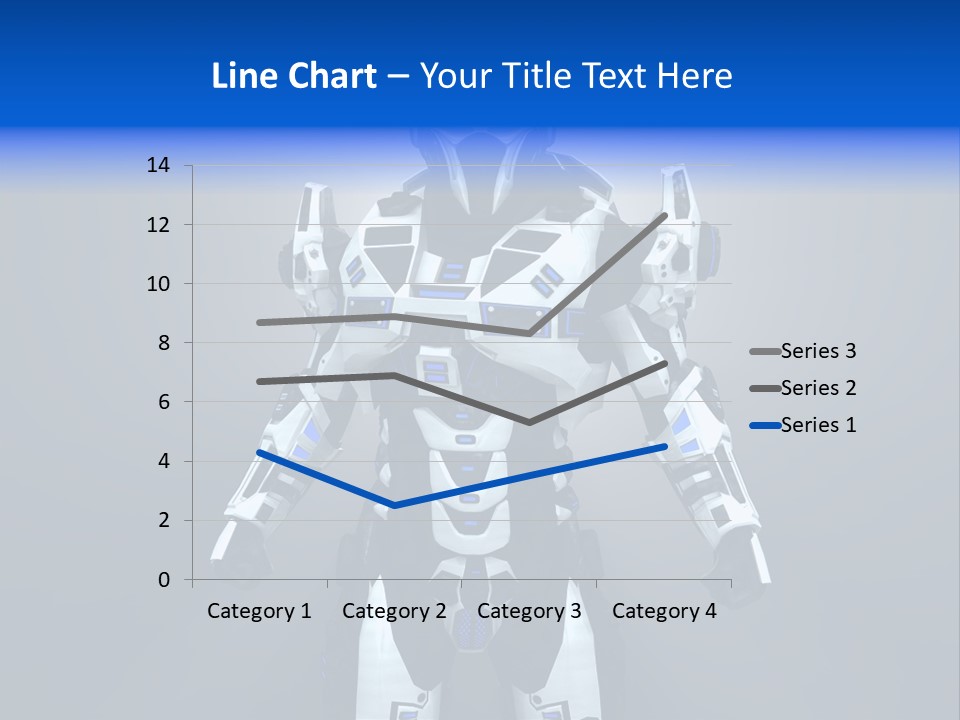 Robot Battle Illustration PowerPoint Template