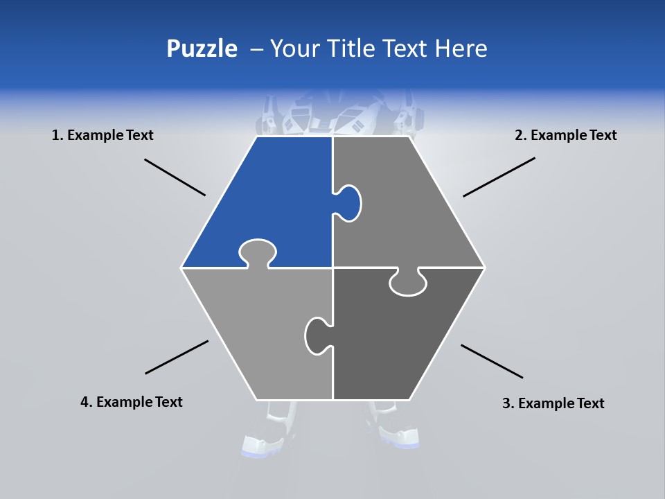 Illustration Armor Super PowerPoint Template