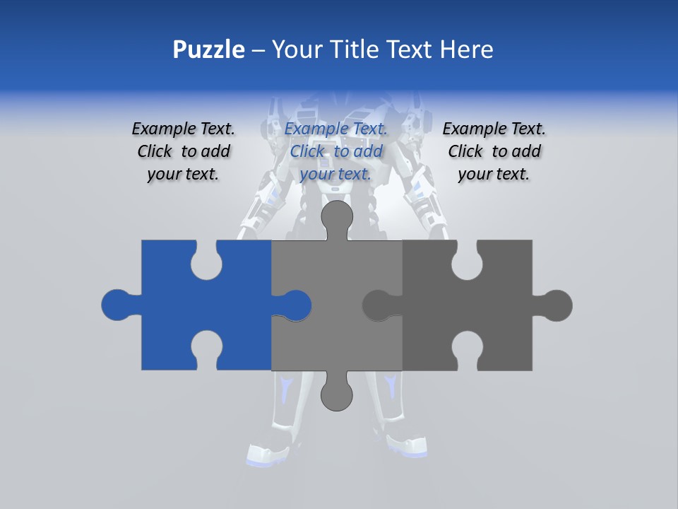 Illustration Armor Super PowerPoint Template