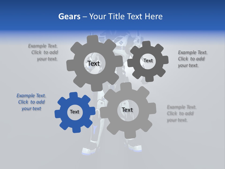 Illustration Armor Super PowerPoint Template