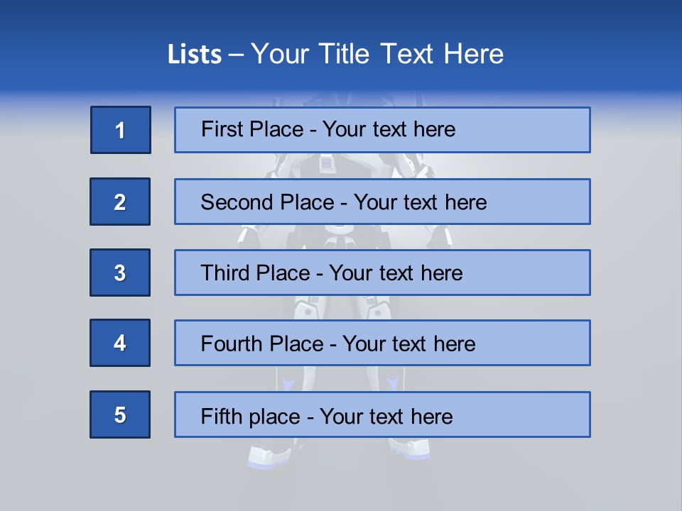 Illustration Armor Super PowerPoint Template