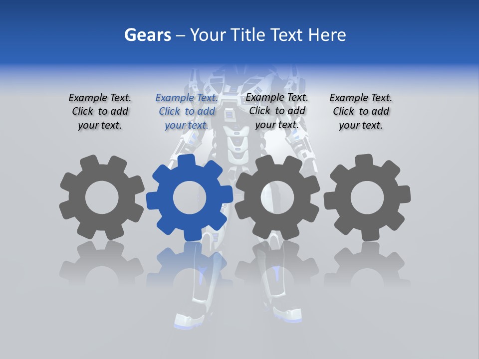 Illustration Armor Super PowerPoint Template