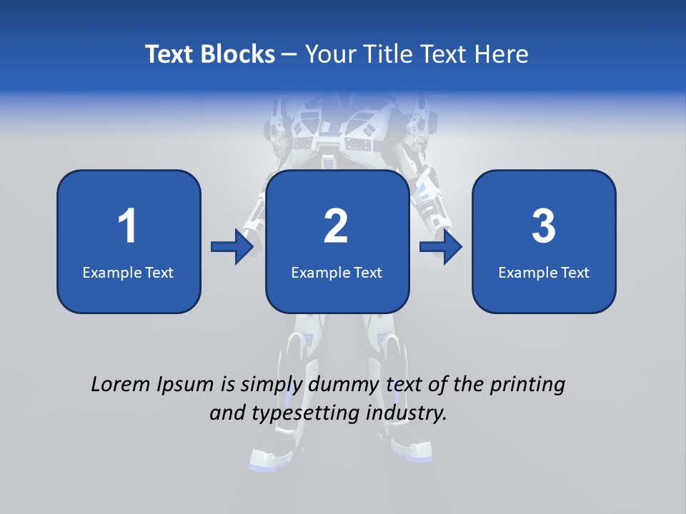 Illustration Armor Super PowerPoint Template