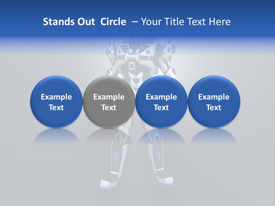 Illustration Armor Super PowerPoint Template