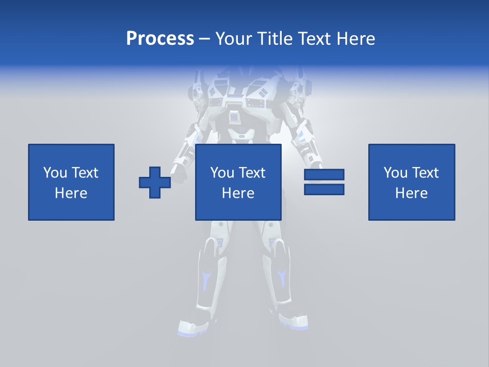 Illustration Armor Super PowerPoint Template