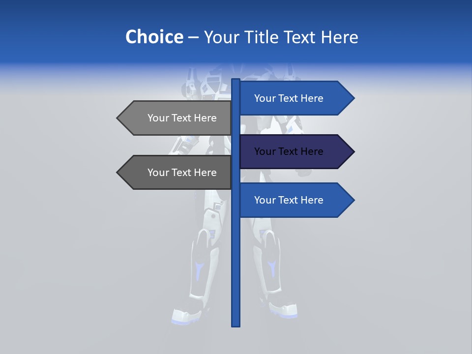 Illustration Armor Super PowerPoint Template
