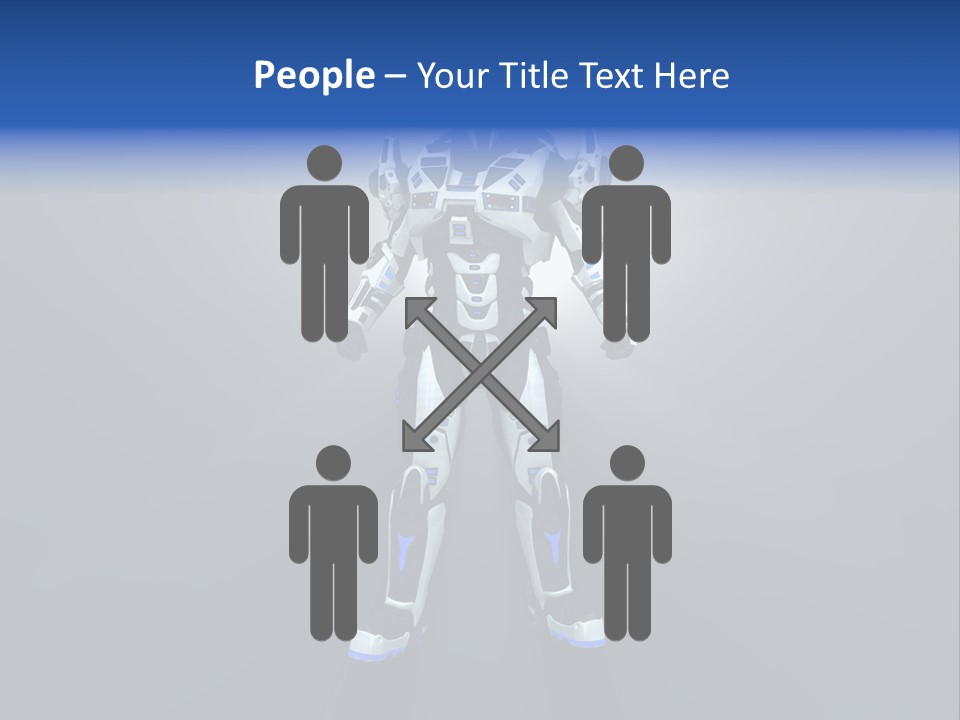 Illustration Armor Super PowerPoint Template