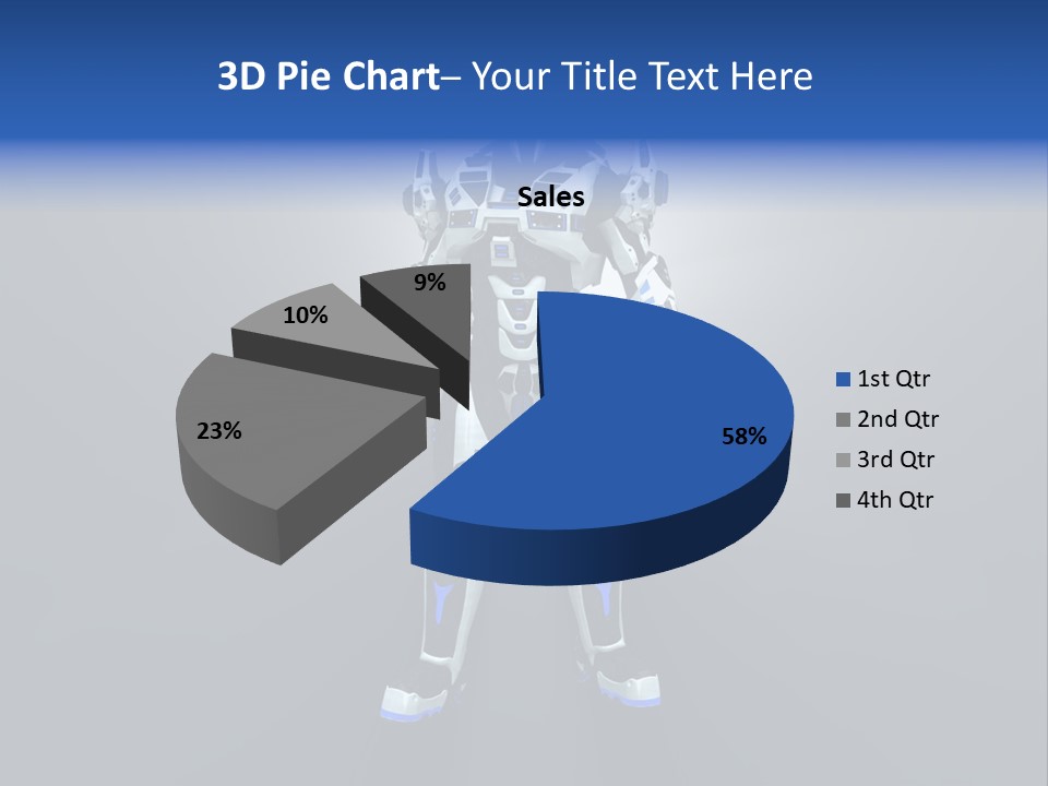 Illustration Armor Super PowerPoint Template