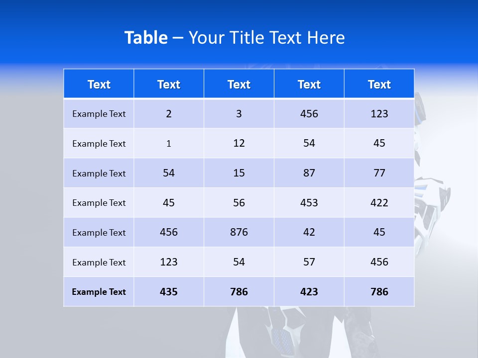 Cyborg Sci Fi Robot PowerPoint Template