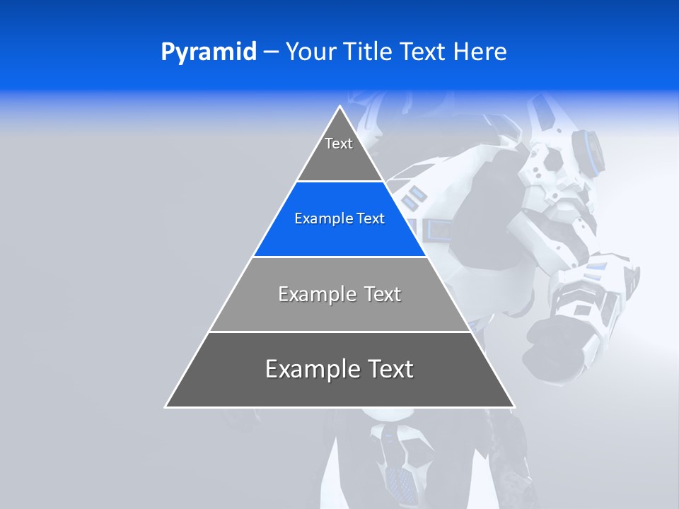 Cyborg Sci Fi Robot PowerPoint Template