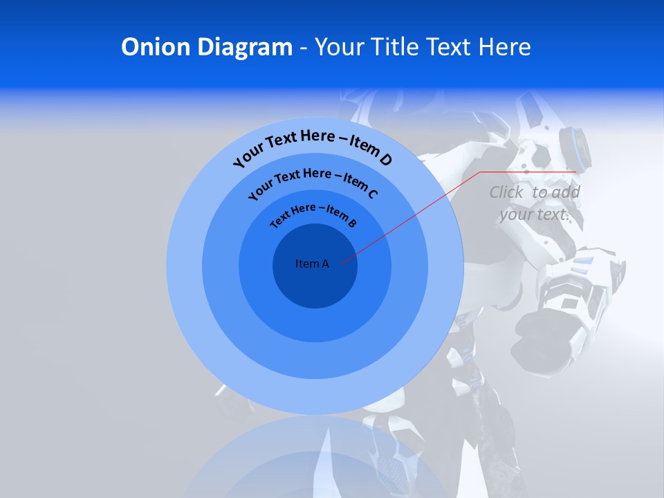 Cyborg Sci Fi Robot PowerPoint Template