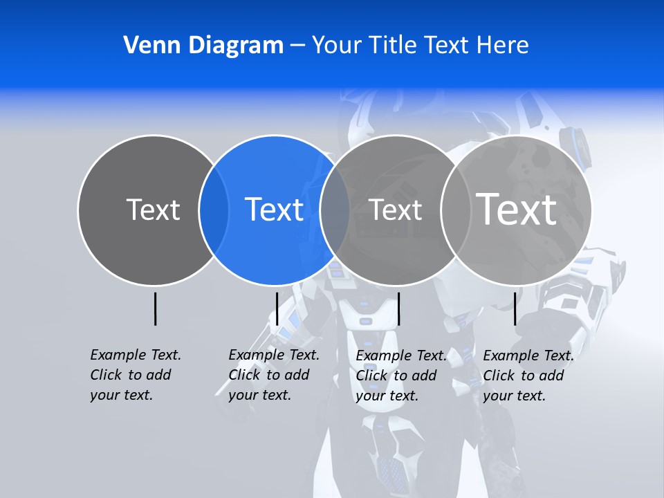 Cyborg Sci Fi Robot PowerPoint Template