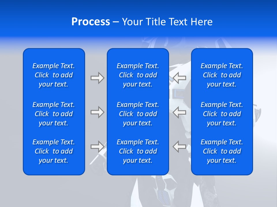 Cyborg Sci Fi Robot PowerPoint Template