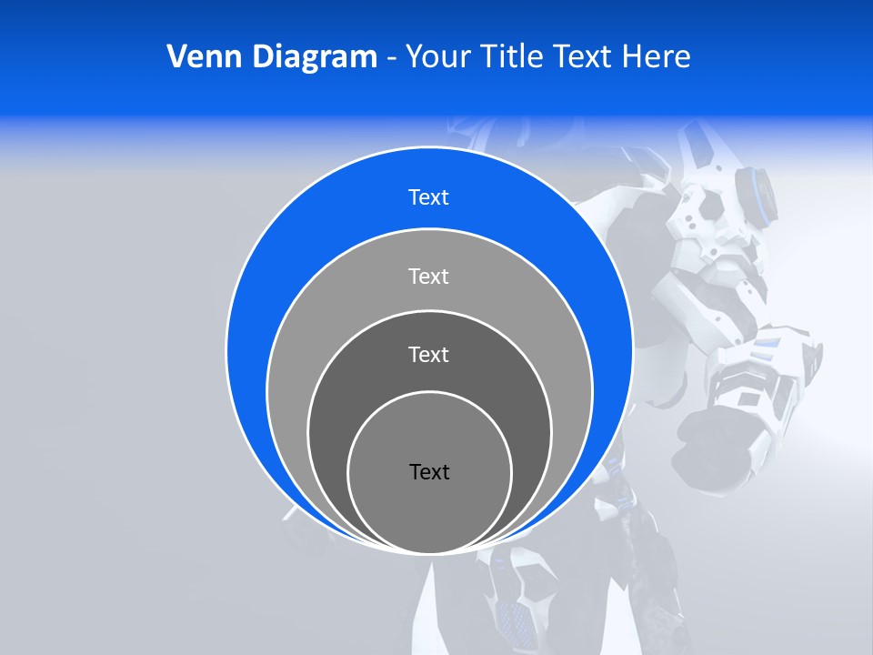 Cyborg Sci Fi Robot PowerPoint Template