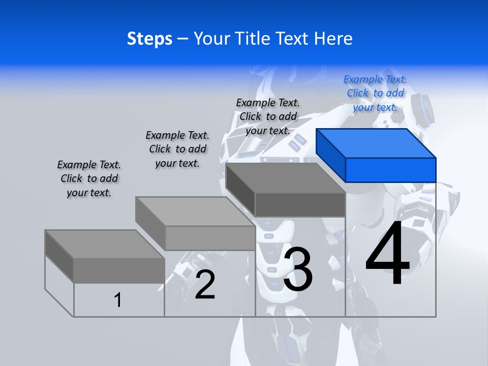 Cyborg Sci Fi Robot PowerPoint Template