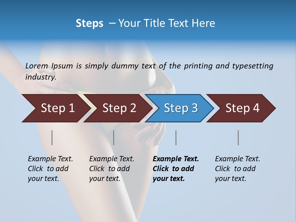 Wellbeing Abdomen Beautiful PowerPoint Template